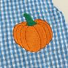Infant Summer Halloween Ghost/Pumpkin Embroidered Sleeveless Romper