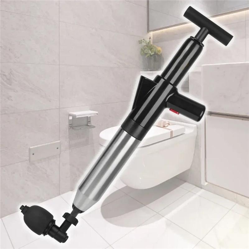 Sewer Pipe Unblocking Tool Toilet Plunger High Pressure Drain Plunger Dredging Clog Removal Air Drain Blaster