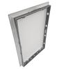 Schwarze Revisionsklappe 150x150 mm