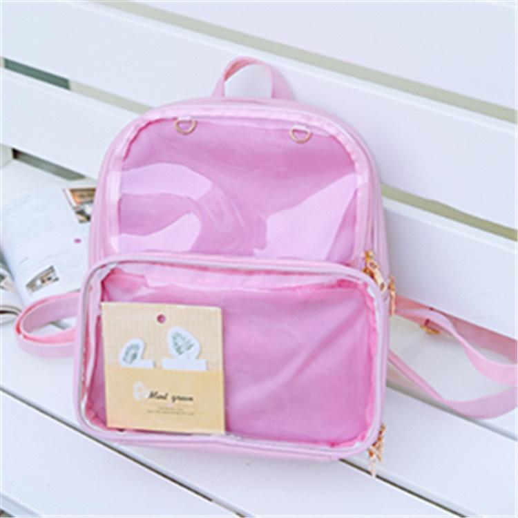 Stylish Transparent Clear Itabag Backpack For Women With High Quality And Fashionable Design
