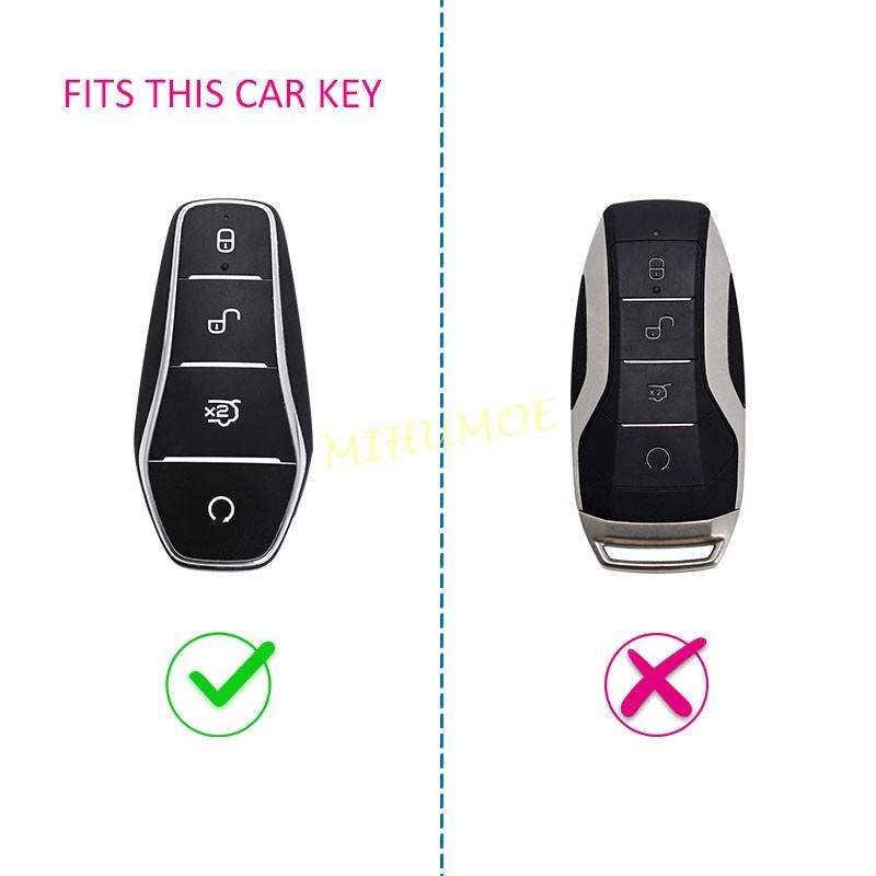 TPU Key Case Cover For BYD Song PLUS Pro Atto 3 Seal U Dolphin Sealion 6 7 Black Remote Fob Holder Keychain Car Accessories