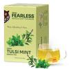Fearless Tulsi Mint Green Tea Bags 25 pcs | With Organic Vana Tulsi Leaves | Refreshing Minty Taste | Anti-Aging Benefits | Sweet Aroma, Deliciou