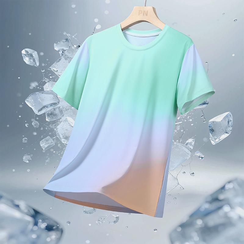 Short-sleeved Quick-drying T-shirt Men's Ice Silk Breathable Cool Top