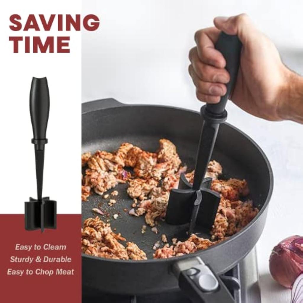 Cook Touch Hochtemperatur Hackfleischzerkleinerer Rindfleischstampfer Mischwerkzeug