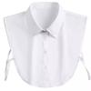 Fashion Half Shirt Style Fake Collar Versatile False Blouse Collar Lapel Half Shirt  Women Men