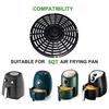 Výměna grilovací pánve vzduchové fritézy, 6/7/8'' příslušenství vzduchových fritéz s nepřilnavým povrchem