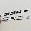 Neues 3D ABS Chrom Schwarz Auto Styling Logo 330e Plakette Aufkleber Heckklappen Emblem Aufkleber Für BMW 330e Auto Heck Zubehör af2