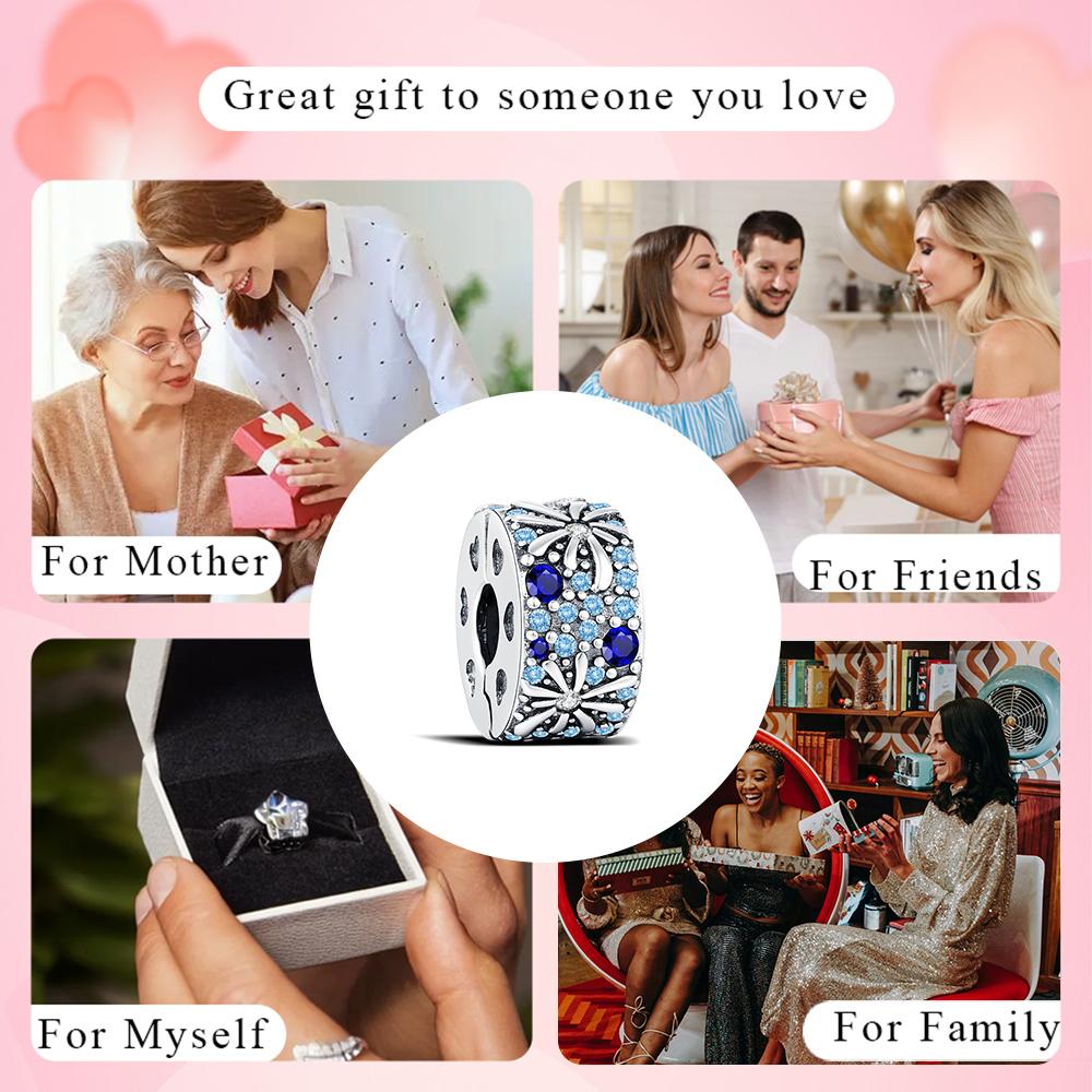 Copper Charm Blue Positioning Buckle Jewellery Making Ideal For Classic Bracelets Mens Womens Fashion Jewellery Do It Yourself Gifts