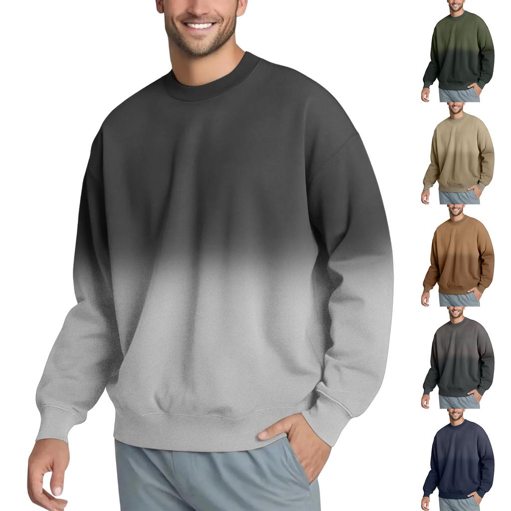 Men's Hooded Sweatshirt, Contrasting Color Sweatshirt, Sports   Casual Jacket