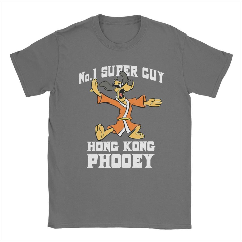 Men T-Shirt Hongs Kongs Phooey Fashion Cotton Tee Shirt Short Sleeve T Shirts Round Neck Clothing Unique