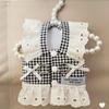 Cotton Pet Suspender Skirt Traction Buckle Breathable Cat Dog Princess Dresses Grid Pastoral Style Two Leg Dress Clothes