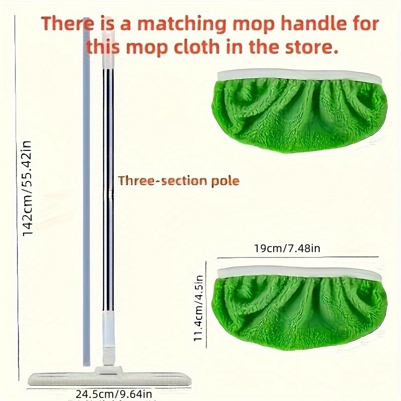 2/4 Hochwertige Wiederverwendbare Mopp-Ersatzpads: Waschbar, Langlebig, Doppelt verwendbar für Nass- und Trockenreinigung mit Überlegener Saugfähigkeit