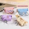 Yousheng Mini Projector Keychain for Kids Cute Camera Toy with 16 Patterns Foldable Stand & Mirror Creative Small Gift for