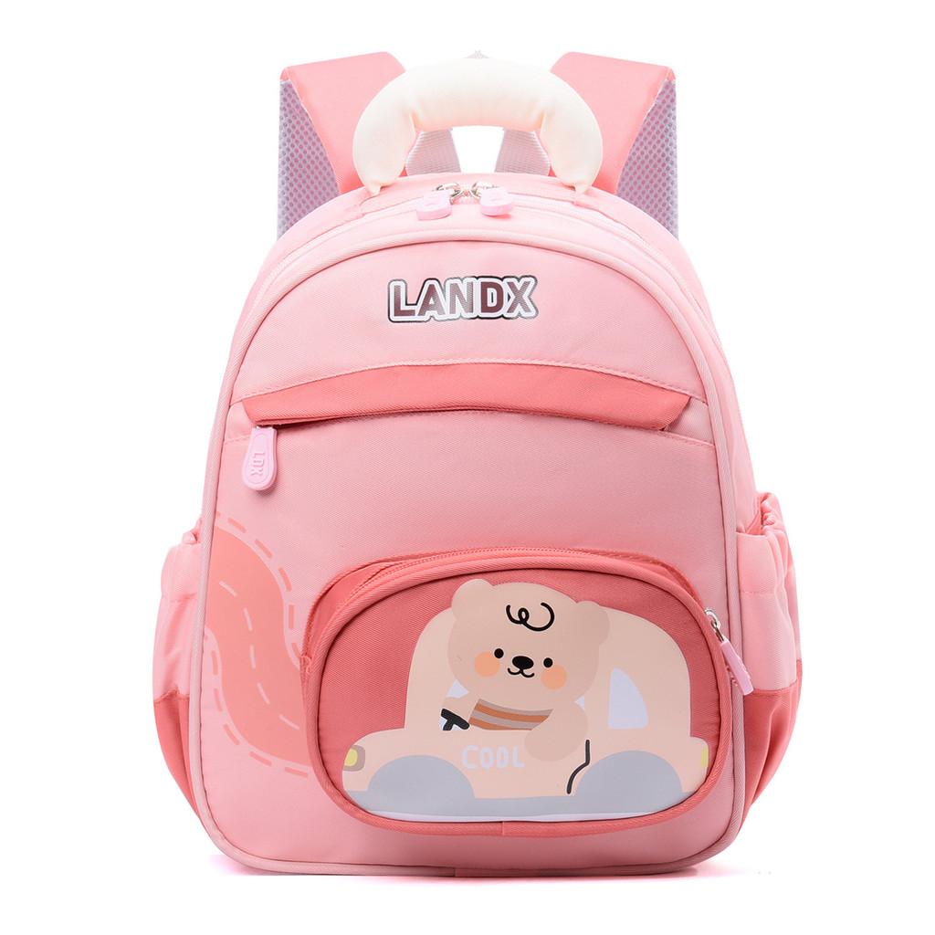 Cute Bear Kids Backpack For Toddlers With Lightweight Nylon And Animal Print For Preschool Use