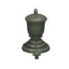 Song Dynasty Ru Kiln Celadon Ice Crackle Pattern Incense Burner: Antique Porcelain Literati Display Piece