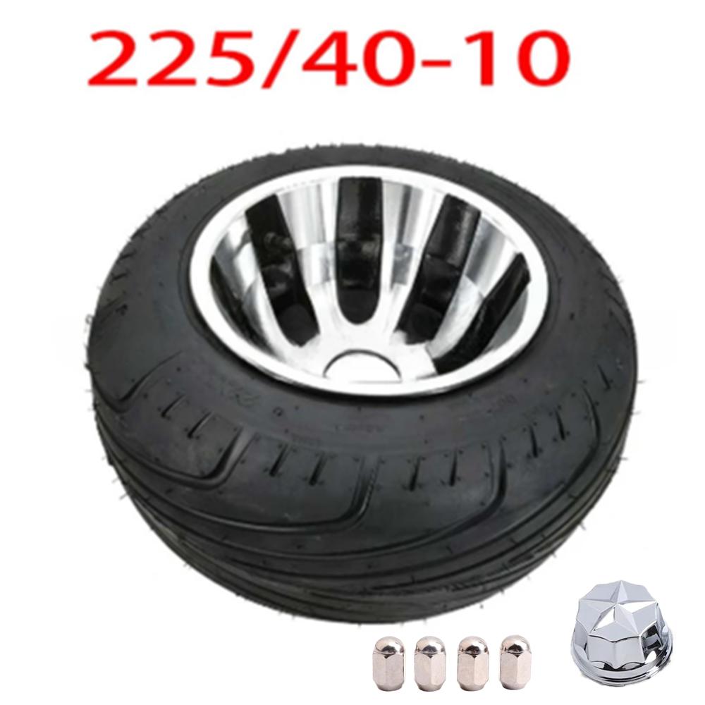 Jantă roată din aliaj de aluminiu 225/40-10 pentru scuter electric Citycoco cu trei roți Piese butuc spate 20.5X10-10 22X10-10 20X10-10