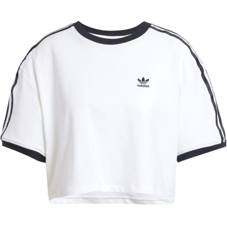 (WMNS) adidas 3s Loose Crop Top Asia Sizing White Women s JC8150 L