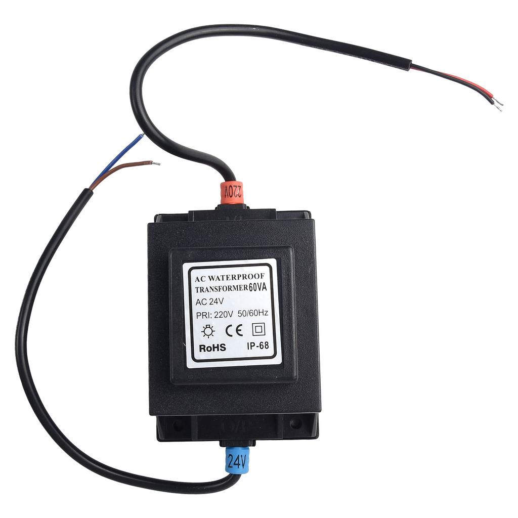For Outdoor LED Transformer AC 24V Power Supply AC/AC with IP67 Waterproof and Dustproof Features for Safe and Stable Operation