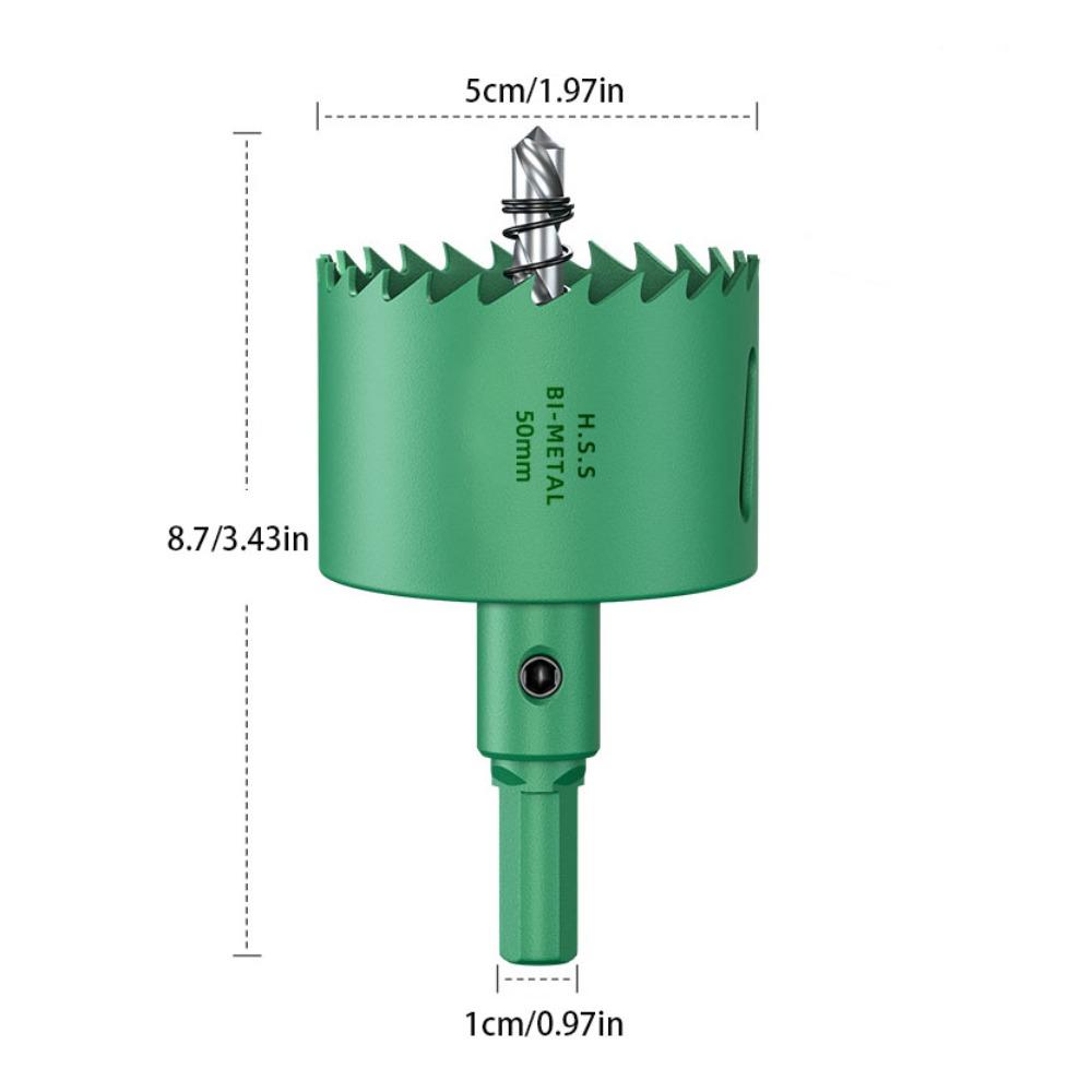 

Кольцевая пила HSS из быстрорежущей стали Легкий отвод стружки Биметаллическая коронка Для точечного светильника Гипсокартон Style A