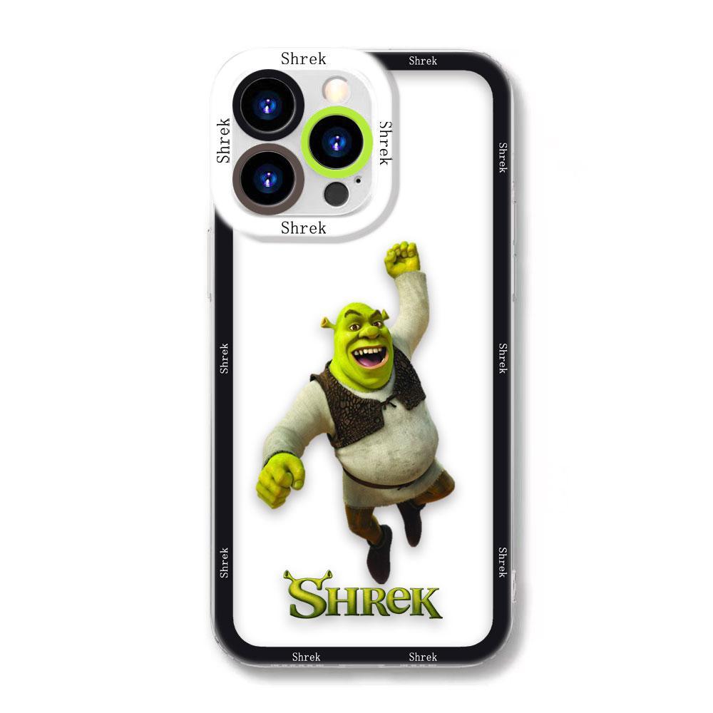 Funny Movie S-Shrek Clear Phone Case For Samsung Galaxy S26 S25 S24 S23 S22 S21 S20 FE PLUS ULTRA EDGE Silicone Case Shell Capa