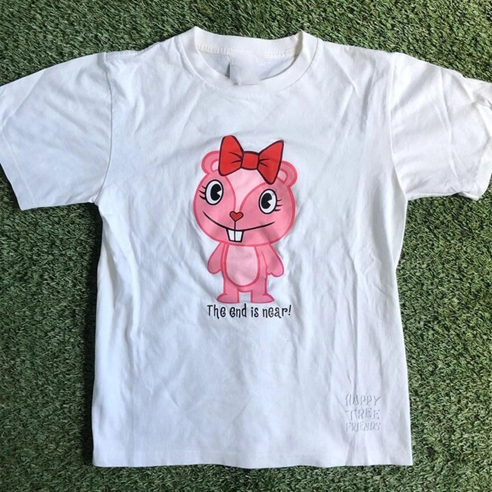 Happy Tree Friends Funny Graphic Tee Unisex Cartoon T-Shirt Gift For Fan L