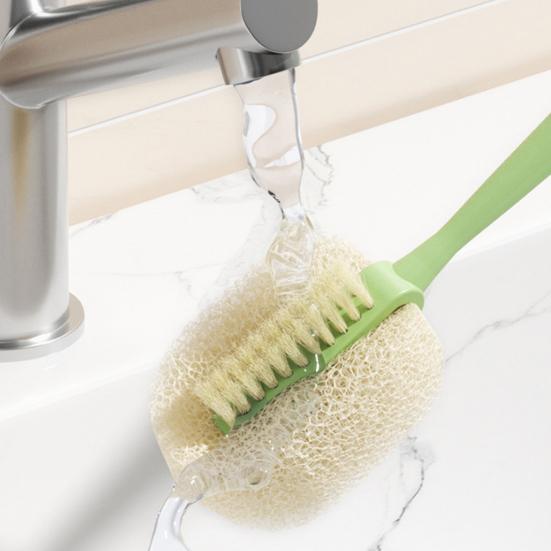 3 In 1 Cup Cleaning Brush Honeycomb Sponge Long Handle Design Water Cup Scrubber Stain-resistant Cup Cleaning Kit
