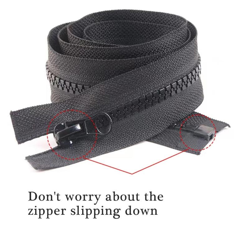 10Pcs Nylon Zippers for Sewing Craft 27.5Inch/70cm Sewing Zippers Open-end Zips Fasteners for Bag Wallet Pouches Clothes