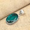 Dazzling Indicolite Gemstone Handmade 925 Solid Sterling Silver Pendant Jewelry For Her