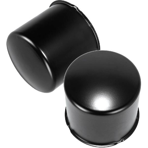 

2Pcs 5.15 Push Through Wheel Center Caps Stainless Trailer Hub Cap for Truck SUV RV Wheel Rim (Fit 5.15 Bore 4.89 H Matte Black) 4.9 Hub 4.8 H матовый черный