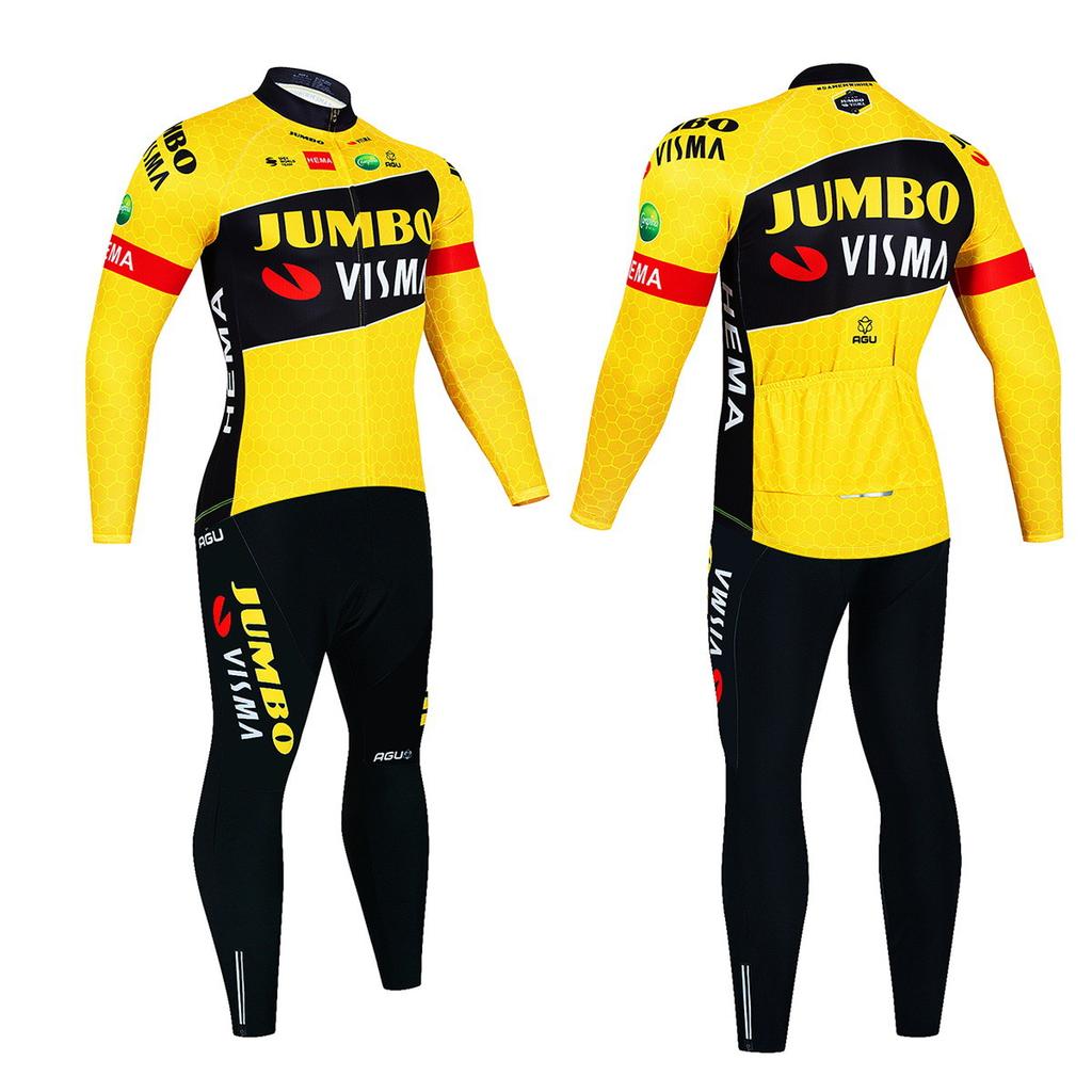 Men's and Women's Fleece Cycling Clothes Strap Set Road Mountain Bike Bicycle Thermal Cycling Shirt 2026 Winter Fleece Thermal Cycling Clothes Set