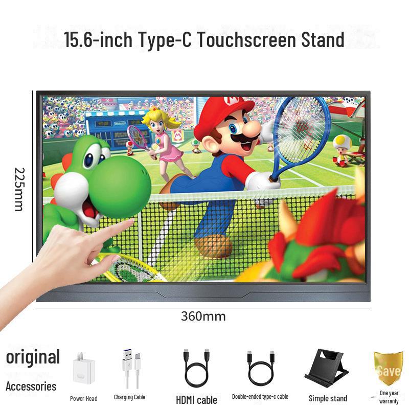 14/15.6-inch Touchscreen Portable Display for Laptop, PS4, Switch Expansion