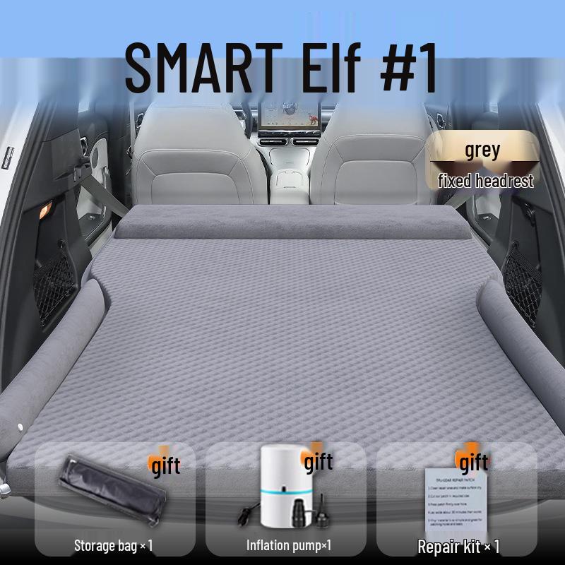 "Smart Elf #1 Car Mattress: Trunk, Rear Seat Inflatable Sleeping Mat, Air Mattress for Smart One Car"