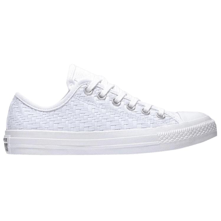 Converse Chuck Taylor All Star Slip Resistant Abrasion Resistant Low Top Skateboard Shoes Unisex White 564354C