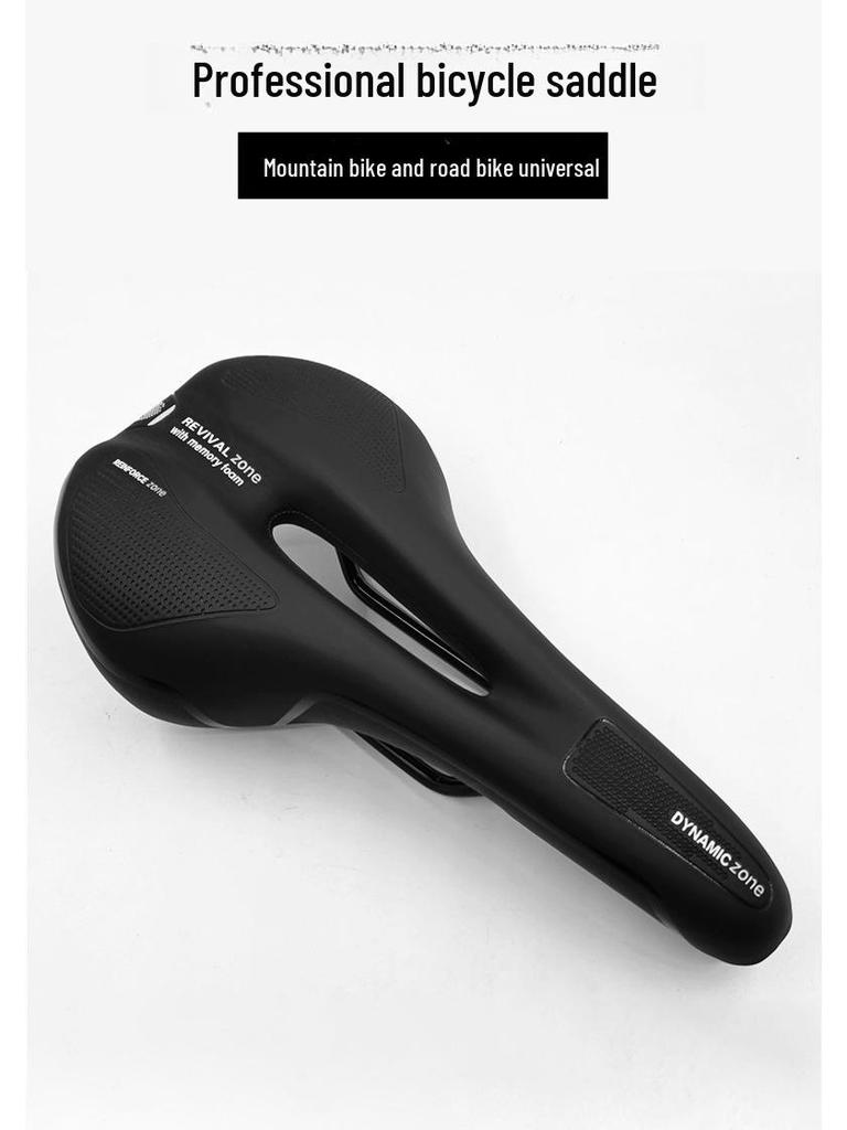 Breathable Hollow Bicycle Saddle - Comfortable for Mountain and Road Racing Bikes