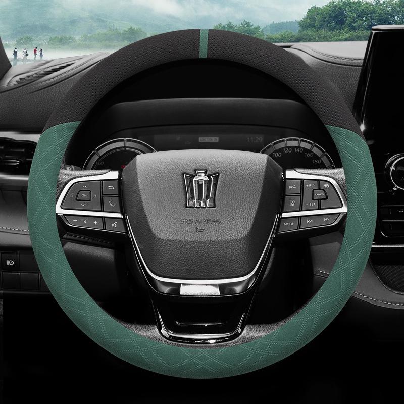 Toyota Crown Lu Fang Highlander All-Season Ultra-Thin Suede Steering Wheel Cover