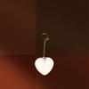 Rechargeable Love Shape Keychain Light Lightweight Heart Shape Bag Lamp  For Women/Girls