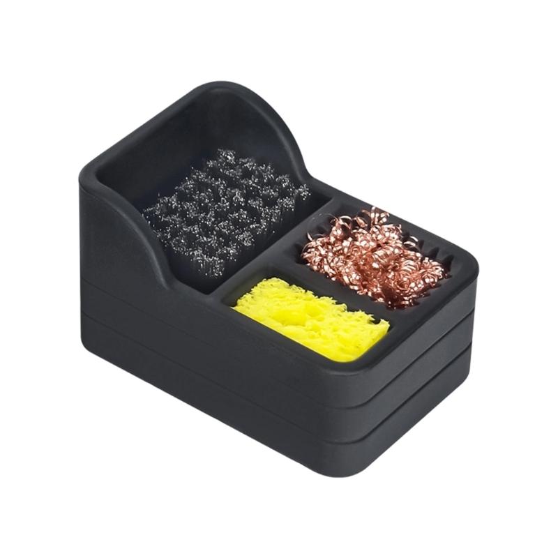 Heat Resistant Silicone Solder Scrap Container Welding Debris Tray For High Temperature Soldering Tasks