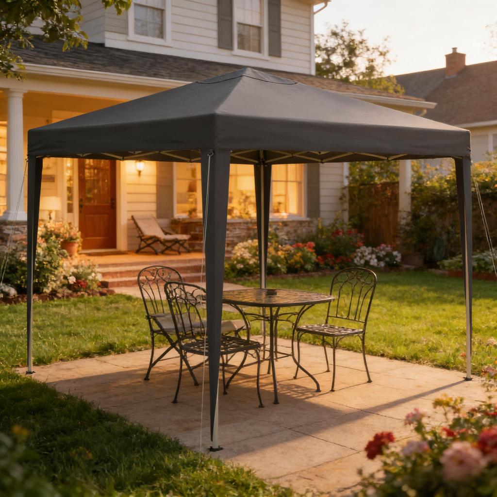 Gazebo for Parties with Carry Bag, Pop Up Roof Tent, Portable Gazebo, for Outdoor (gazebo only)
