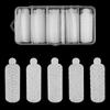 60Pcs 3D Silicone Double Nail Forms Mould Sticker Set for Nail Extension Quick Building Double Nail Forms Mould