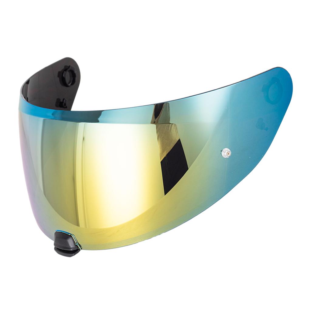 Helmvisier Ersatz für HJC I70 I10 Serie Integralhelm Visier Motorradhelm Linse Gold