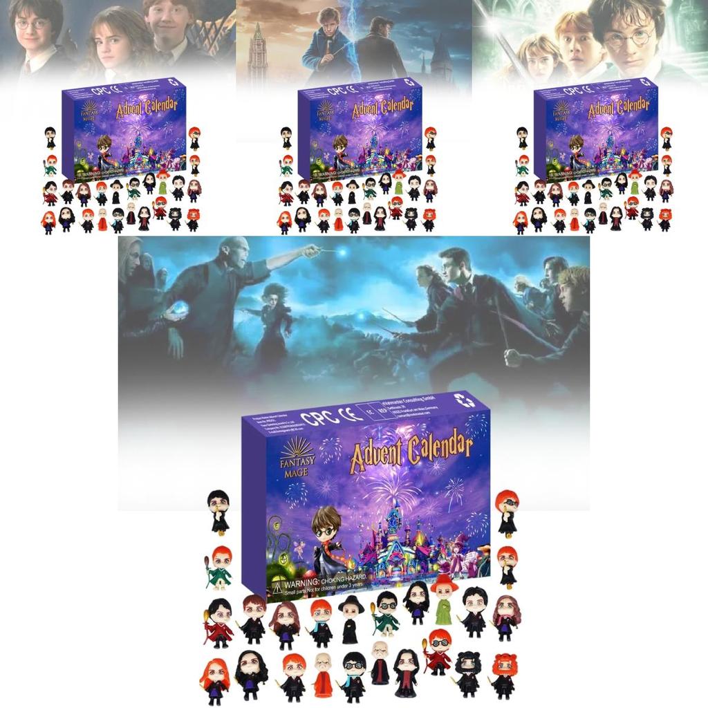 Bezaubernder Harry Potter Countdown Weihnachts-Blindbox Spielzeug Geschenkset für Zauberer