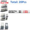11Pcs to 191Pcs,  SIM Card Adapter Drawer For Samsung S16 S11 S11 S11 Ultra S11 S11 Sim Card Reader Holder SIM Card Tray Holder