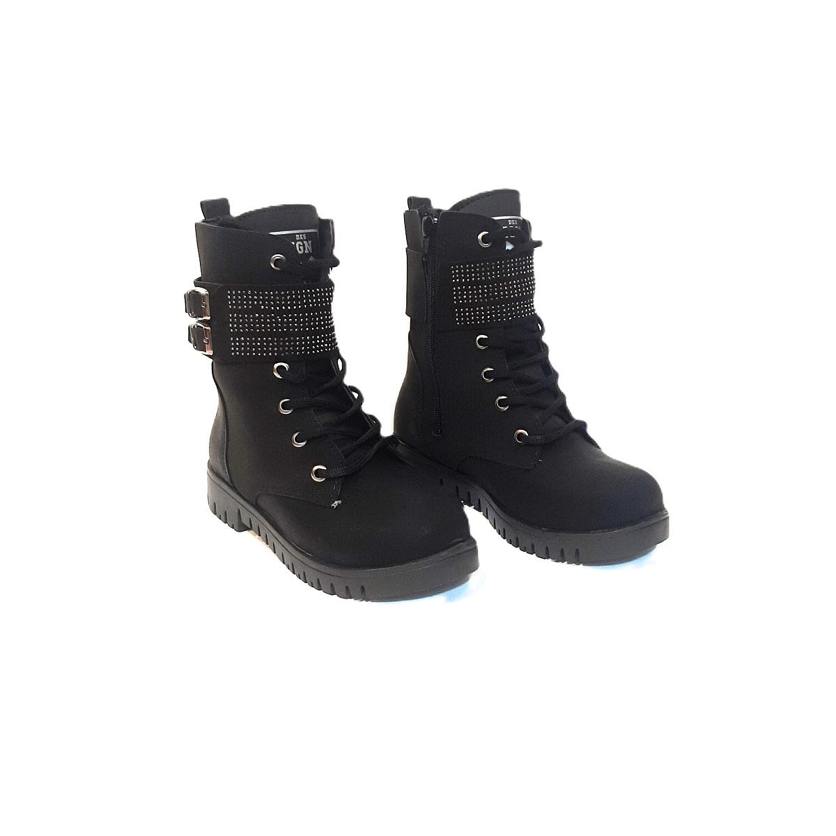 

Fiyra ign11 Black Emerald Stone Fancy Girl s Boots 34 чёрный