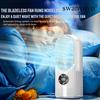 Bladeless Fan, Spray High-efficiency Cooling Cooler, Office Desktop Fan Three-in-one USB-powered Desktop Fan Of Air Cooler, Night Light And Humidifier