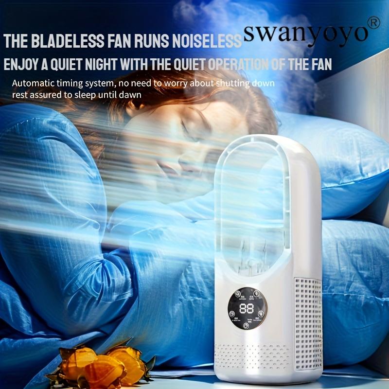 Bladeless Fan, Spray High-efficiency Cooling Cooler, Office Desktop Fan Three-in-one USB-powered Desktop Fan Of Air Cooler, Night Light And Humidifier