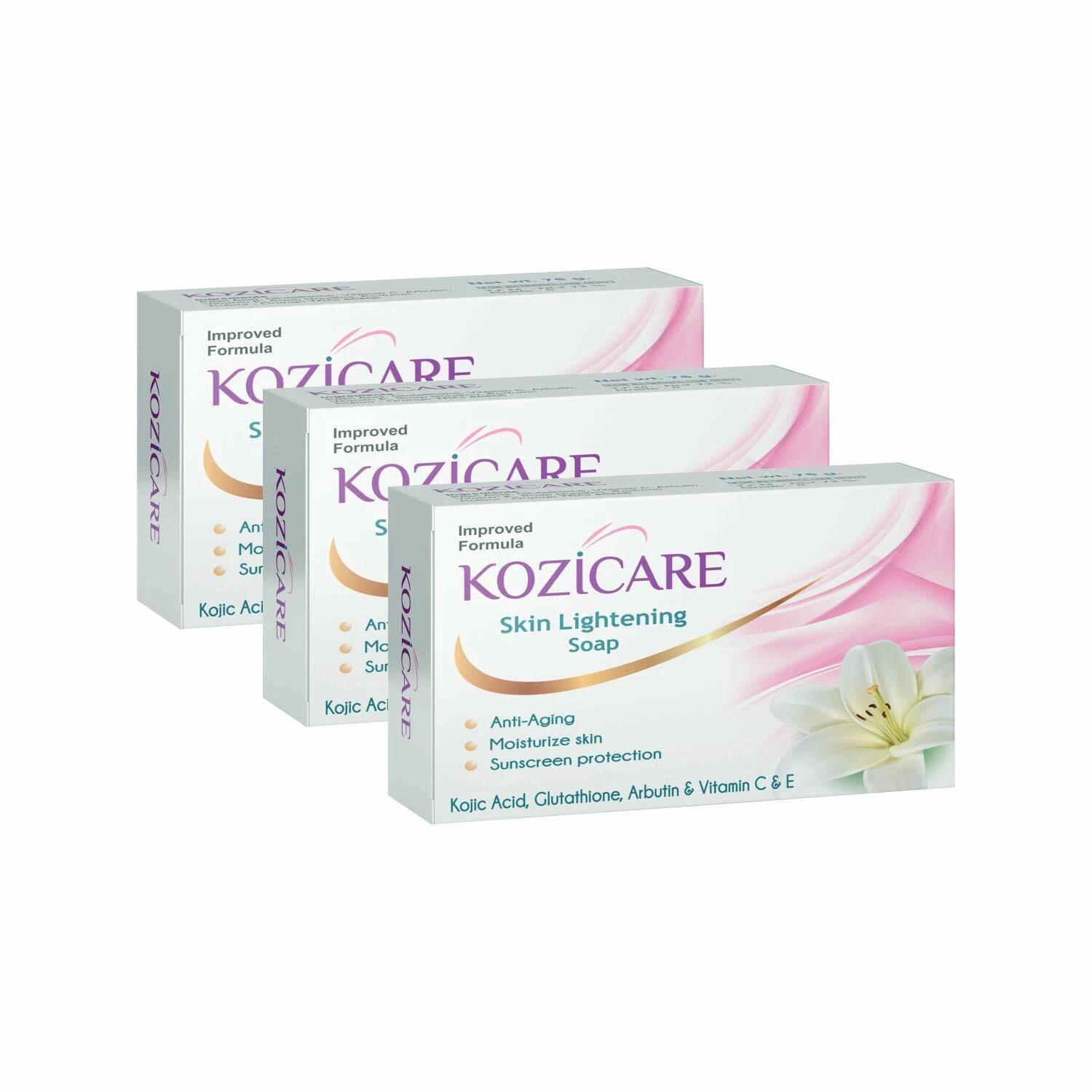 3 x Kozicare Skin Lightening Soap