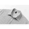 Men's Summer Casual Knitted Shirt Short Sleeve Striped Hawaiian Beach Top Fashionable Blouse