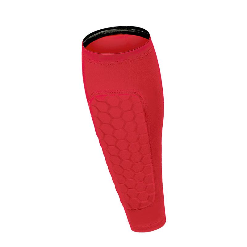 BinFu Honeycomb Anti-Collision Sports Calf Sleeves L