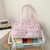 Kawaii Starry Sky Ita Bag Large Capacity Japanese Anime Shoulder Bag With Clear Display Window Cute Angel Wing Crossbody Handbag