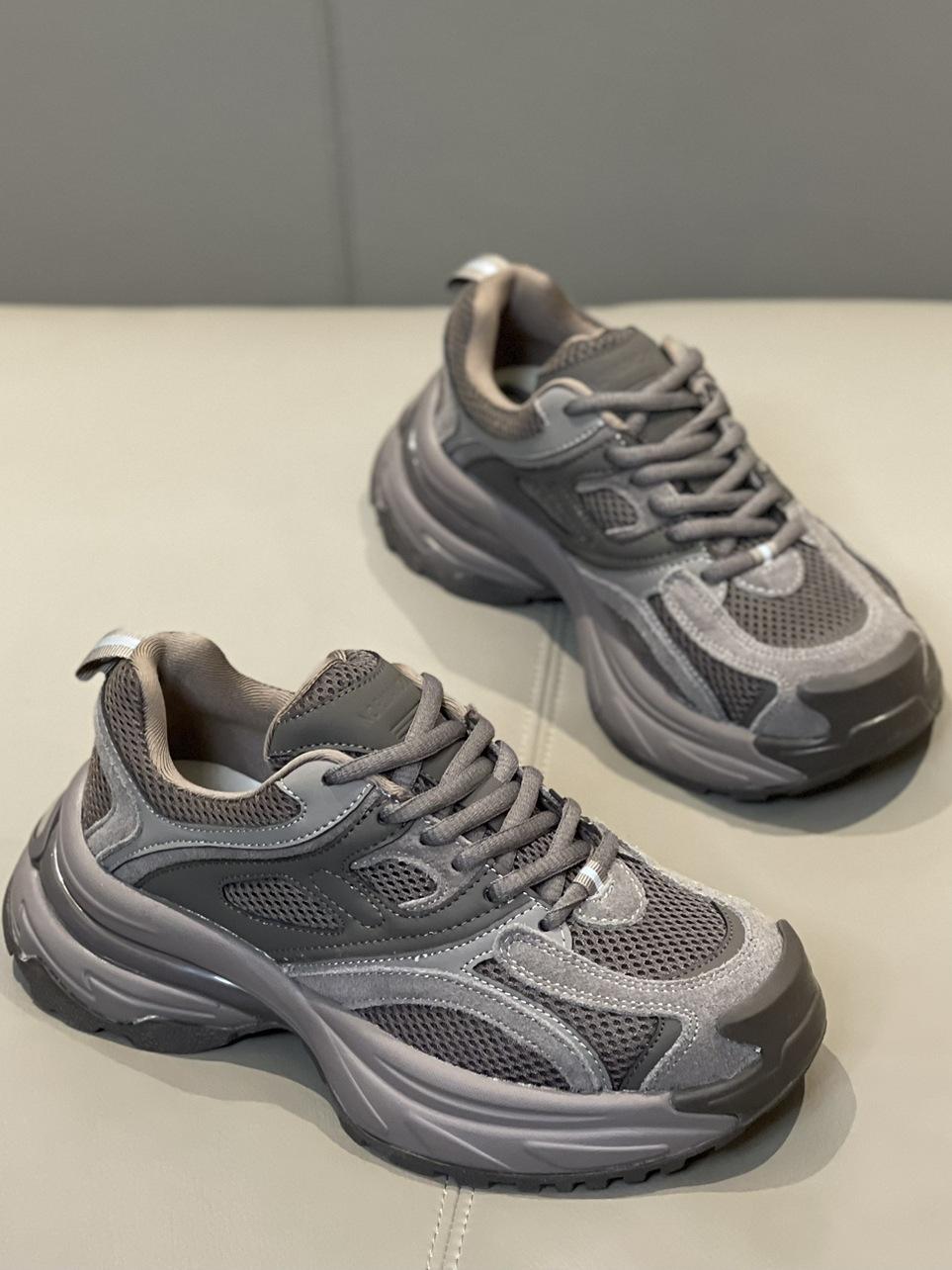 

Туфли Little Monster на платформе для папы, женская обувь Explosion 2025, весна, новая, ретро, женская, универсальная и легкая повседневная спортивная обувь 40 коричневый